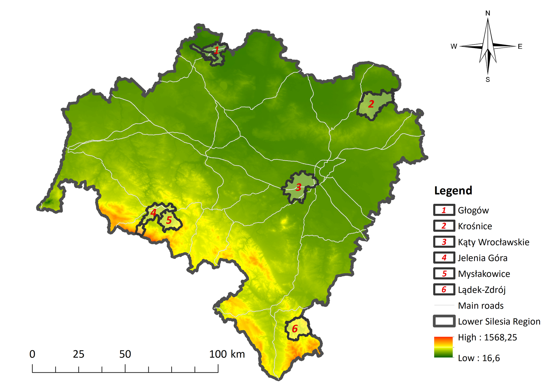 Położenie Gmin